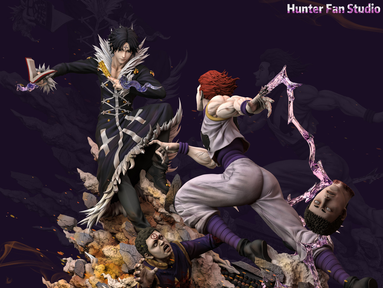 【Preventa】 Hunter Fan Studio Kuroro vs Hisoka – Kubito