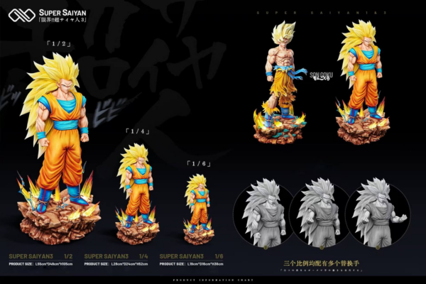 【Preventa】 Inifnite Studio Dragon Ball Goku SSJ3 - Imagen 5