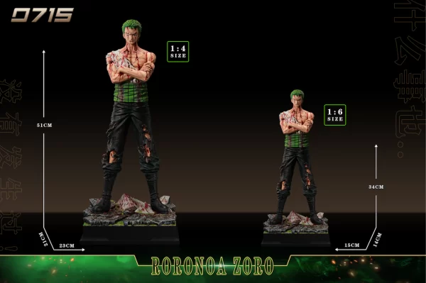 【Preventa】 0715 Studio Escala 1/6 & 1/4 Roronoa Zoro - Imagen 2