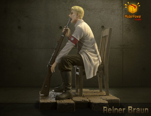 【Preventa】 Model Power Studio Shingeki No Kyojin Reiner Braun - Imagen 4