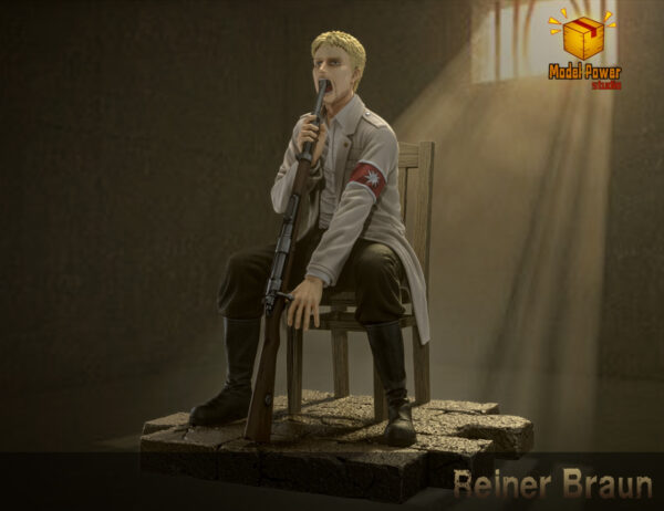【Preventa】 Model Power Studio Shingeki No Kyojin Reiner Braun - Imagen 5
