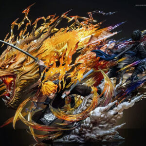 【Preventa】 Hamlet Studio Escala 1/5 Kimetsu no Yaiba Zenitsu Vs Kaigaku