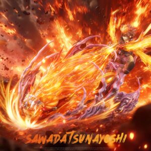 【Preventa】Rhinoceros Studio Escala 1/& Tsuna Sawada con Led