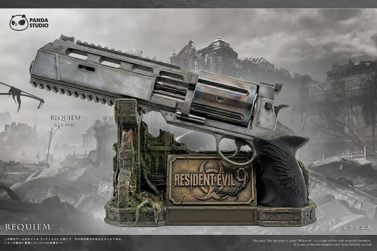 【Preventa】Panda Studio Resident Evil Requiem Escala 1/1 Revolver Requiem & Tactical handaxe