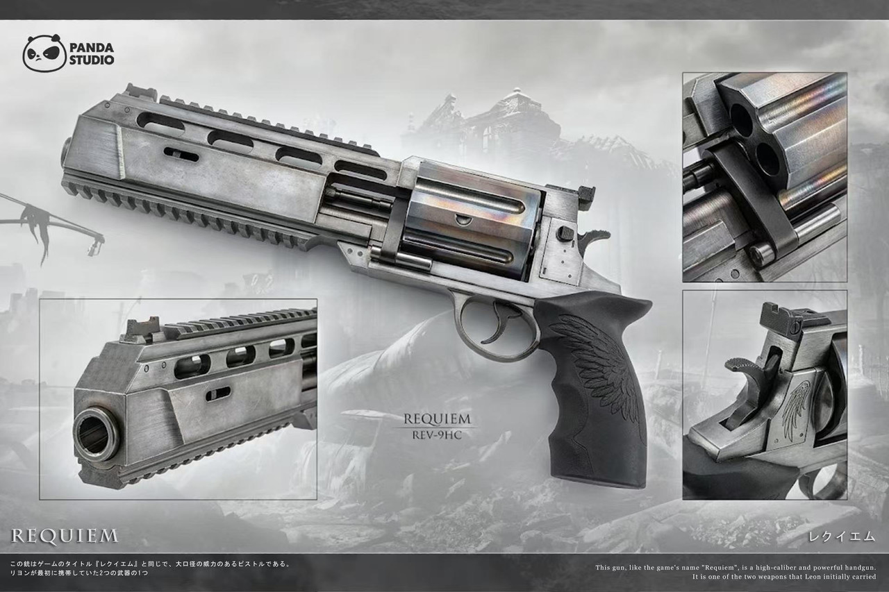 【Preventa】Panda Studio Resident Evil Requiem Escala 1/1 Revolver Requiem & Tactical handaxe - Imagen 2