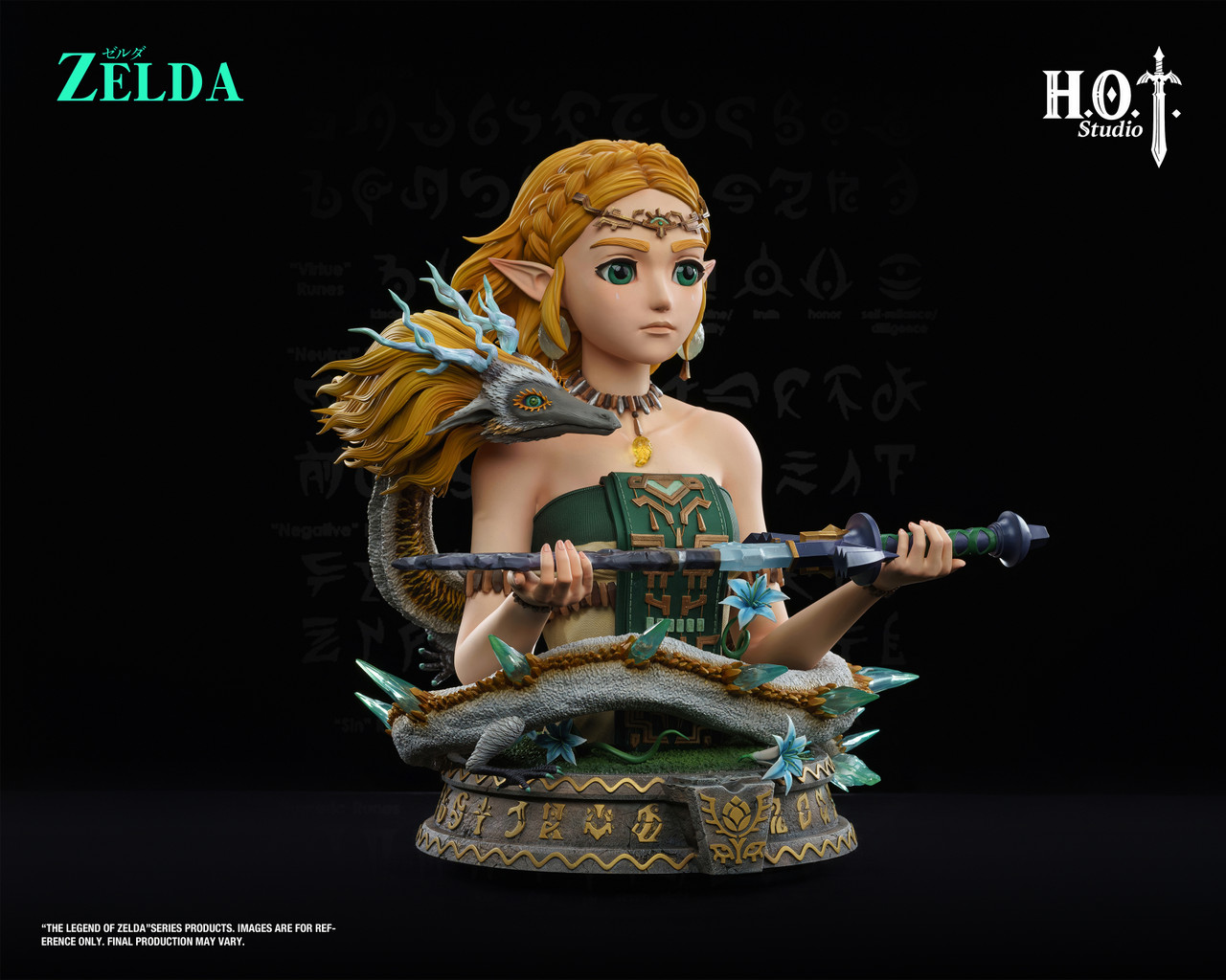 【Preventa】HOT Studio Escala 1/2 - 1/1 Busto Princesa Zelda - Imagen 3