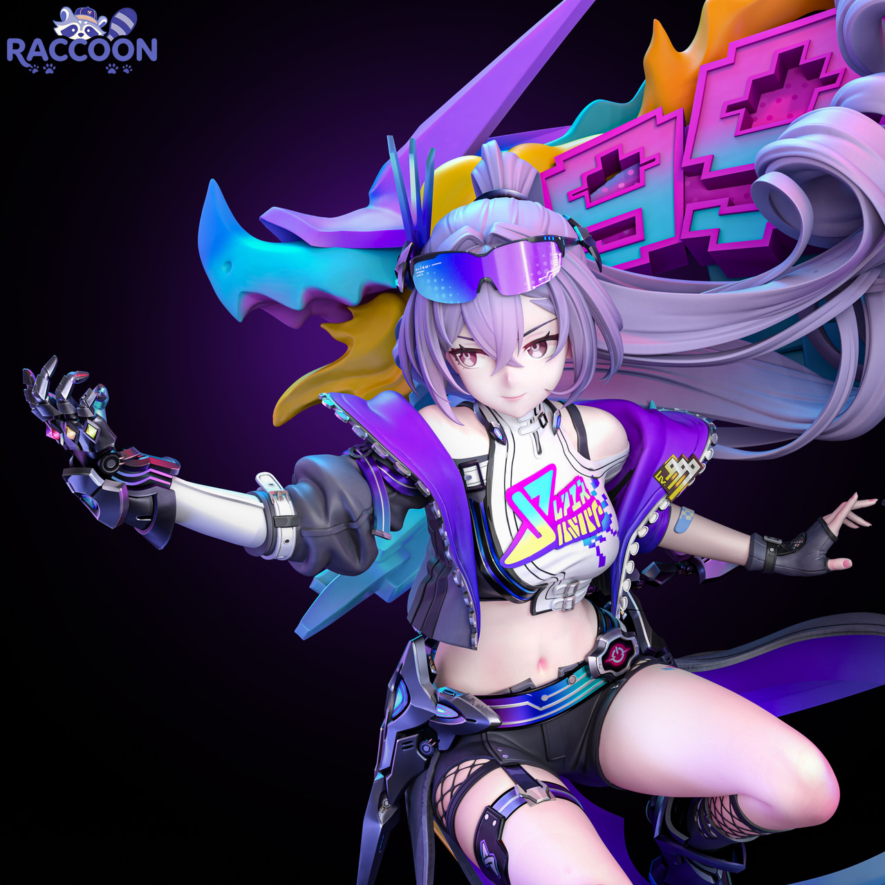 【Preventa】Raccoon Studio Escala 1/6 Silver Wolf - Imagen 7