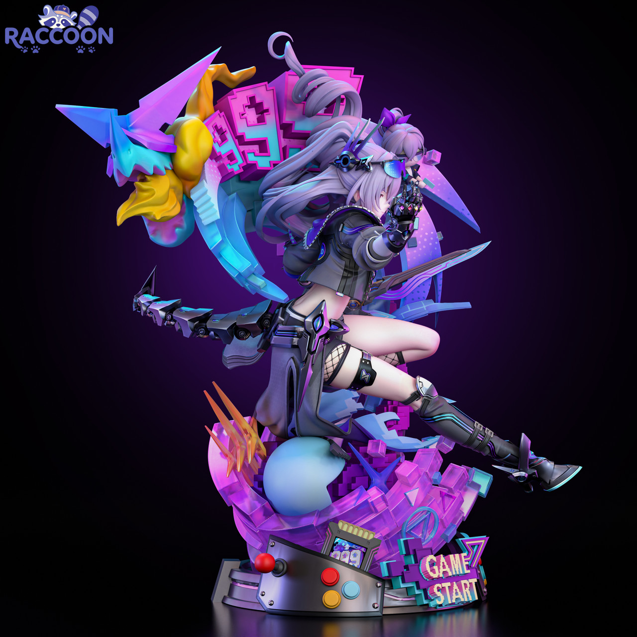 【Preventa】Raccoon Studio Escala 1/6 Silver Wolf - Imagen 5