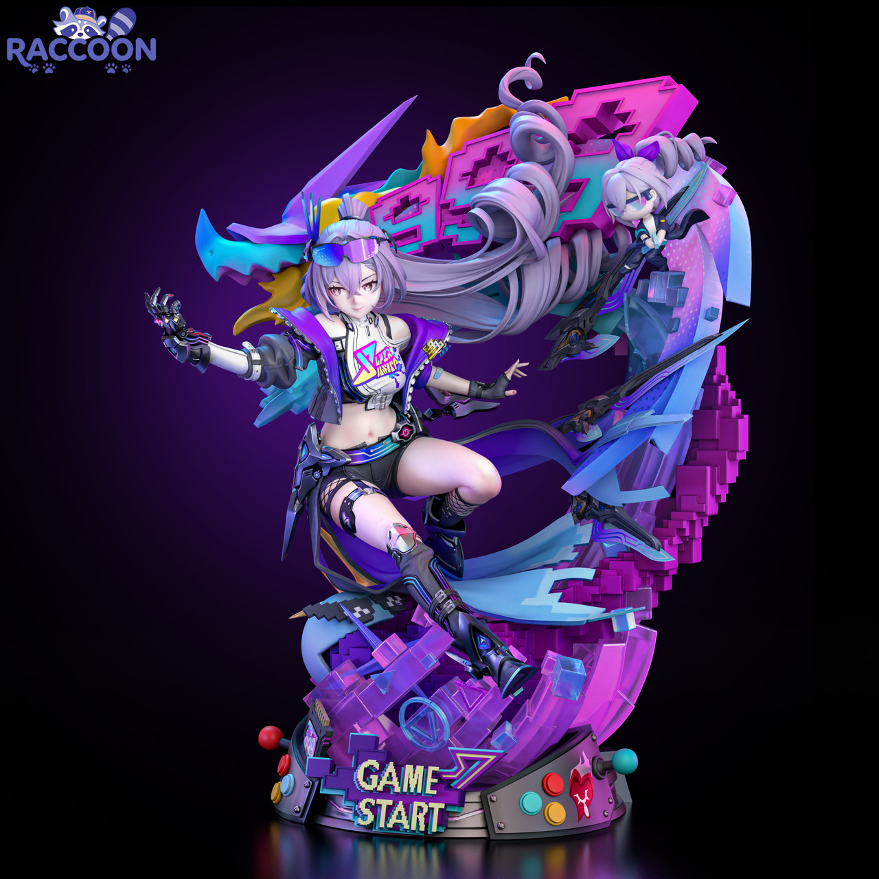 【Preventa】Raccoon Studio Escala 1/6 Silver Wolf - Imagen 4
