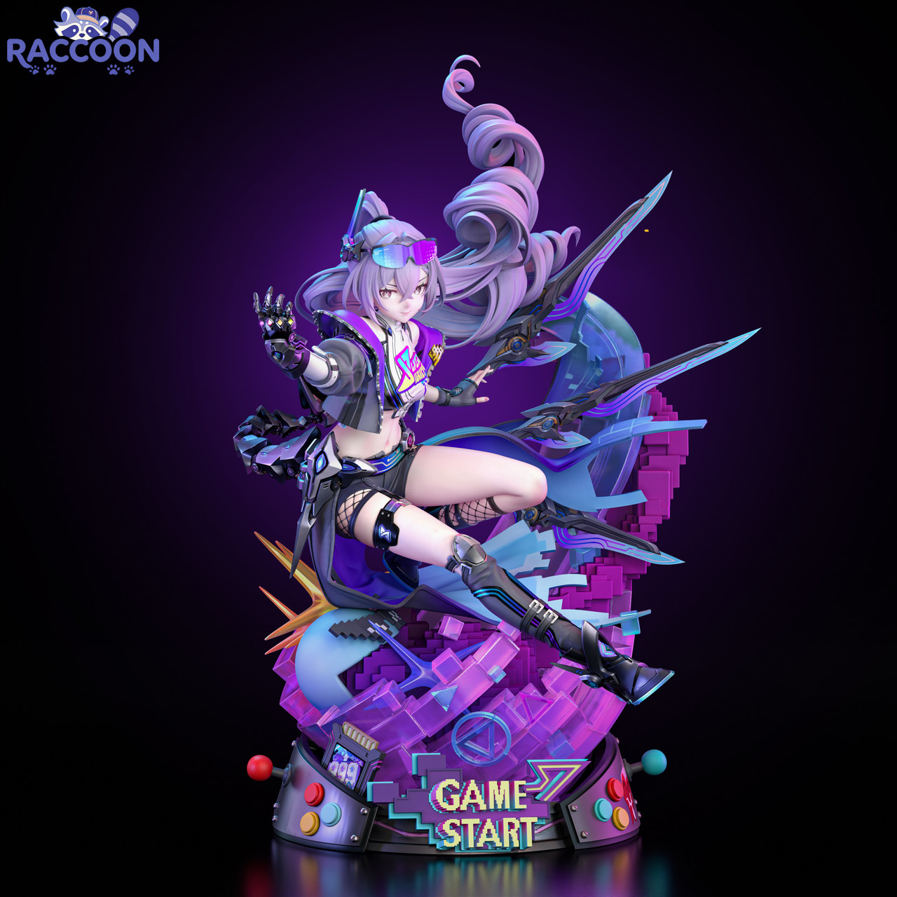 【Preventa】Raccoon Studio Escala 1/6 Silver Wolf - Imagen 2