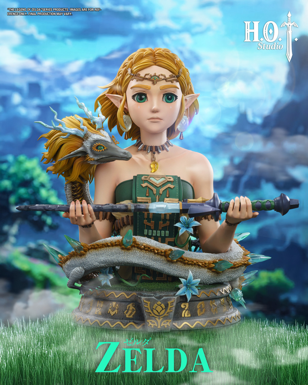 【Preventa】HOT Studio Escala 1/2 - 1/1 Busto Princesa Zelda