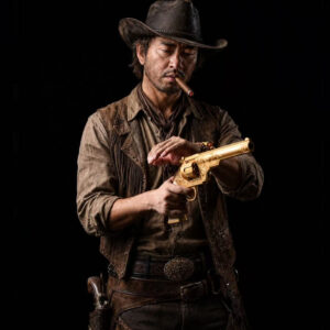 【Preventa】Panda Studio Red Dead Redemption Escala 1/1 Jim Calloway's revolver & Otis Miller's revolver