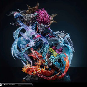 【Preventa】Hertz Studio Tanjiro & Giyu vs Akaza con LED